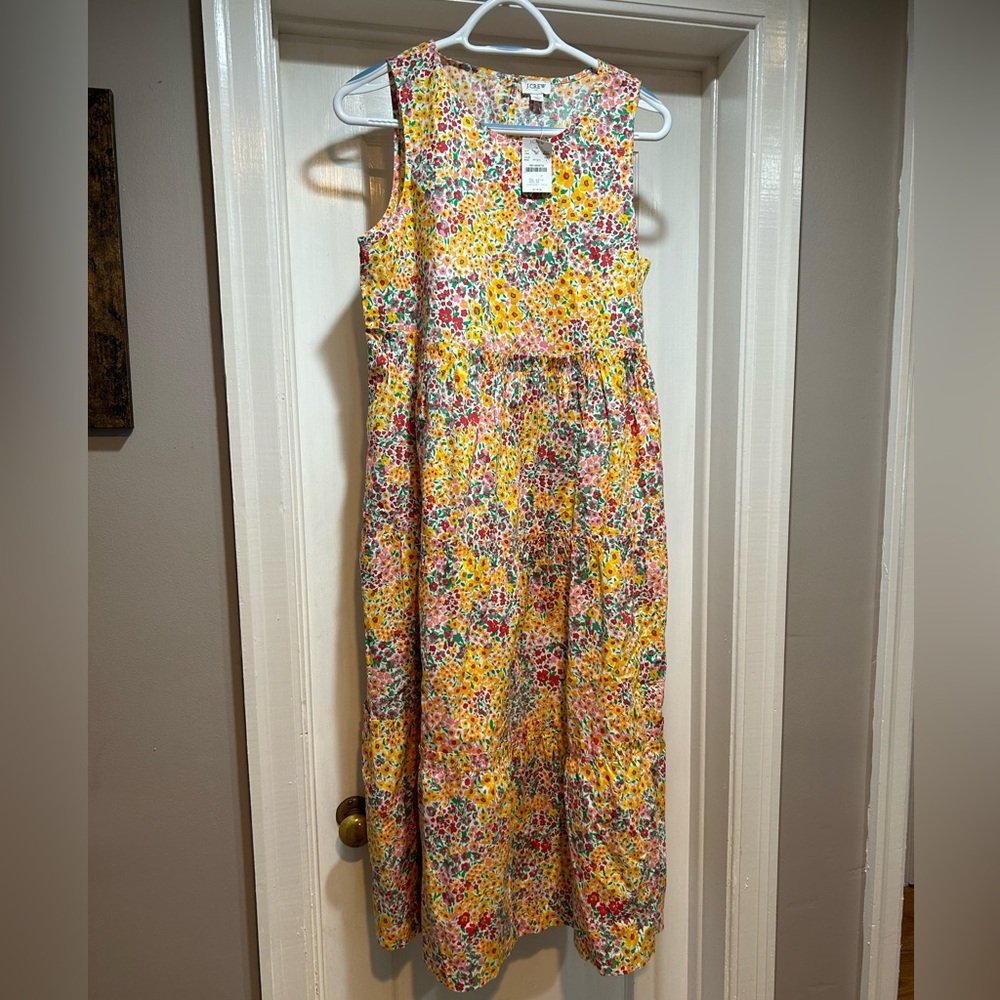 NWT-J Crew floral maxi dress